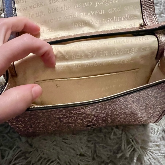 Kate Spade Glitterbug Rose Gold Crossbody bag - Picture 3 of 5